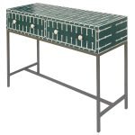 Enchanting Bone Inlay Console: Exquisite Artistry Unleashed