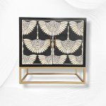 Bone Inlay Swan Cabinet - Free Customization Included