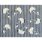 "Boho Chic Floral Nightstand with Iron Base" - Image 6