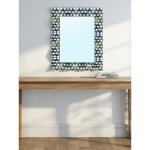 Bone Inlay Mirrored Treasure Box