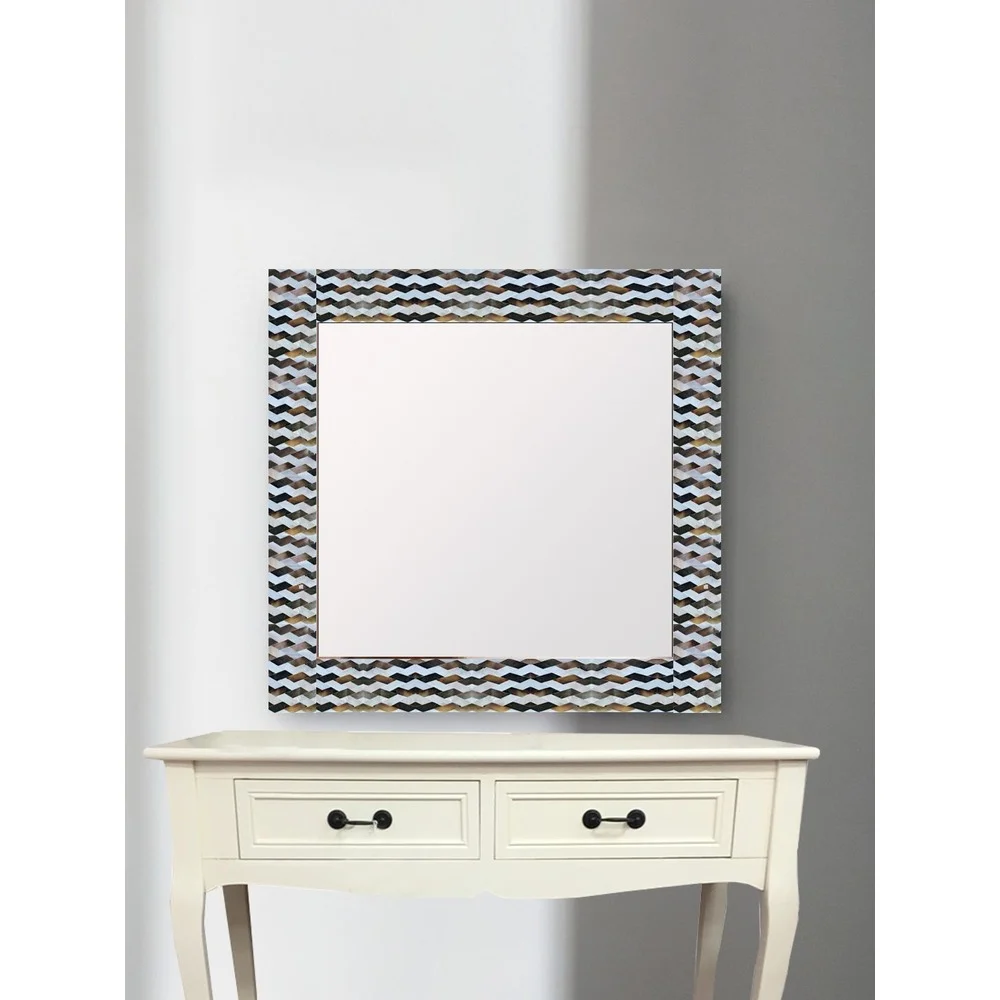 Gallery_1637820128 (1) (1) Wave Inlay Mirror: Exquisite Decor for Modern Homes - Image 1
