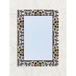 Bone Inlay Mirror: Exquisitely Designed Royal Pearl