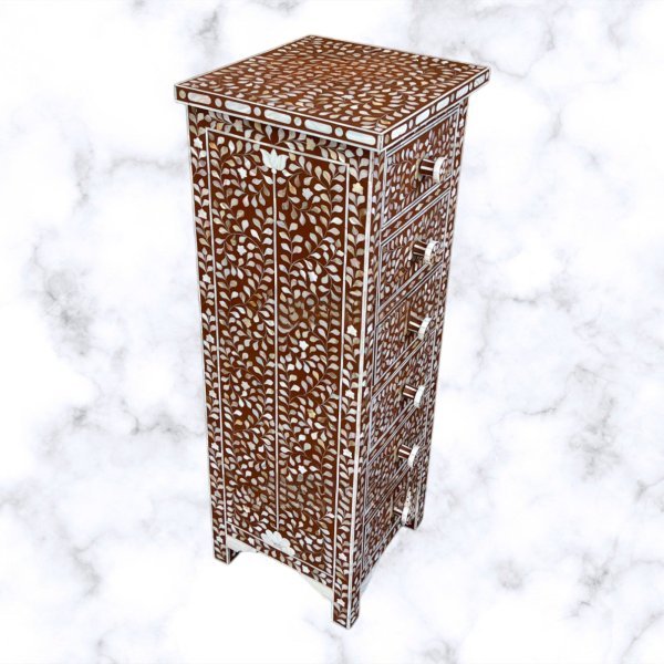 “NaturaFlora Bone Inlay Tallboy – Create Your Own Style” - Image 3