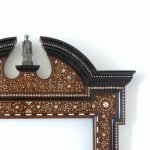 Italian Moorish Bone Inlay Frame with Saint, circa 1900 - Image 5