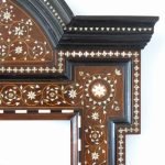 Italian Moorish Bone Inlay Frame with Saint, circa 1900 - Image 4