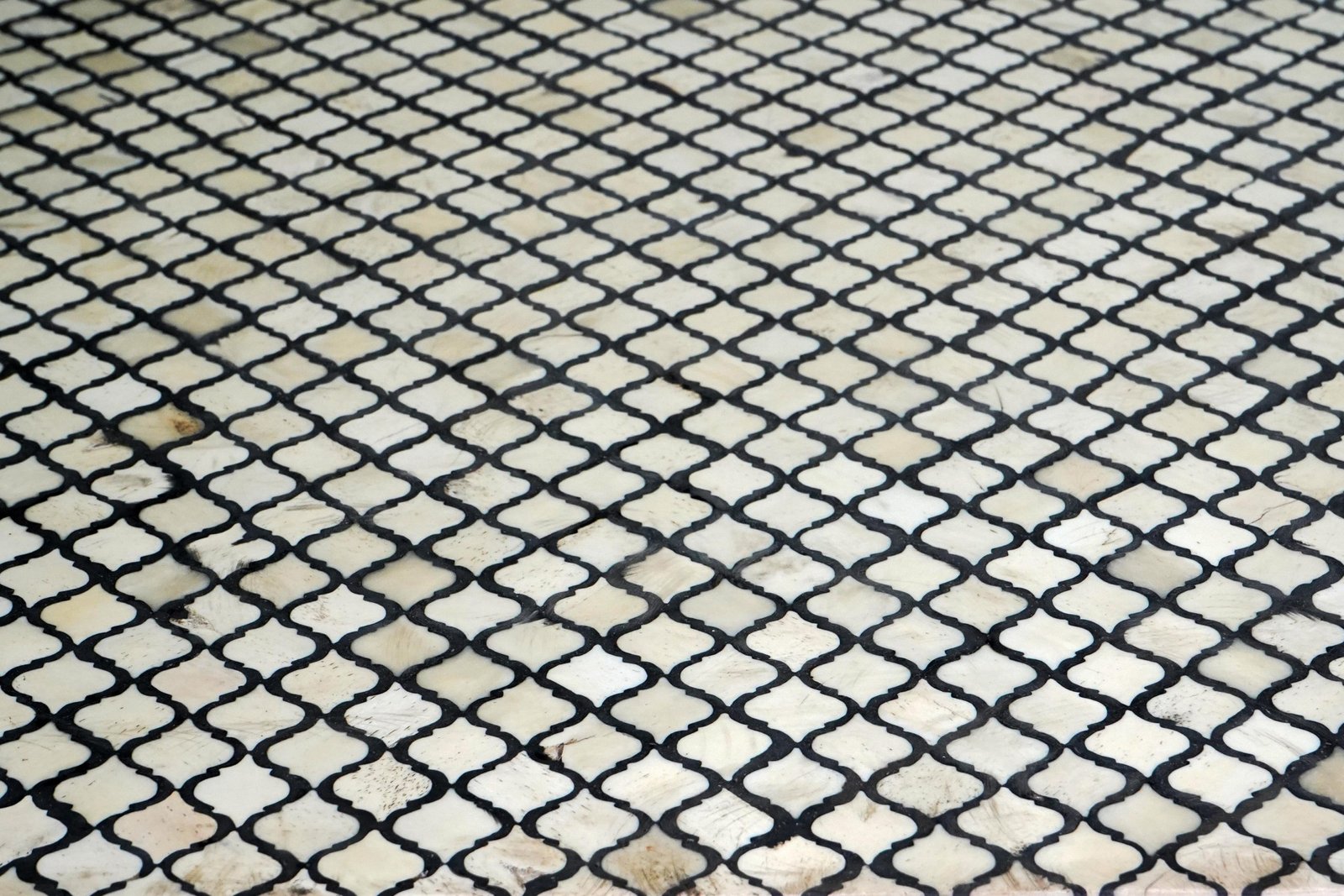 Dramatic Serving Table With Bone Inlay Top - Image 6