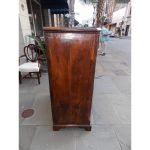 English Chippendale Burl Walnut Tall Chest with Hearing Bone Inlays, Circa 1740 - Image 8