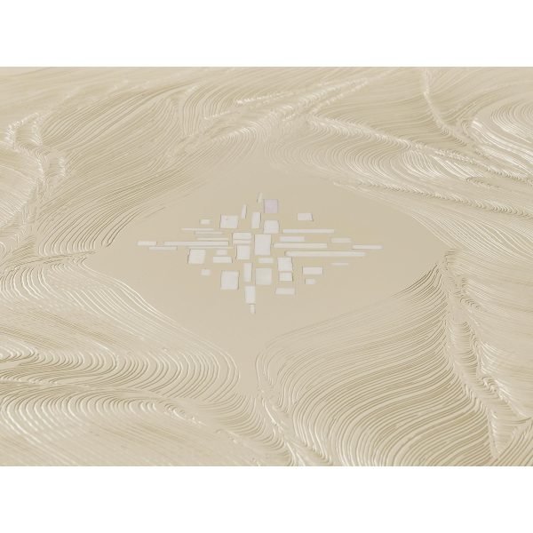 Jean Claude Dresse Coffee Table in Resin with Bone Inlay - Image 6