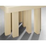 Jean Claude Dresse Pair of Coffee Tables in Resin with Bone Inlay - Image 8