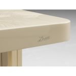 Jean Claude Dresse Pair of Coffee Tables in Resin with Bone Inlay - Image 4