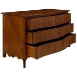 Italian 18th Century Louis XIV Period Walnut Inlaid Bombée Commode - Image 2