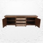 Rachel Teak Wood Bone Inlaid Sideboard - Image 3