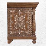Rachel Teak Wood Bone Inlaid Sideboard - Image 8