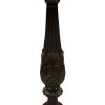 Ebony Marble Side Table with Bone Inlay - Image 7