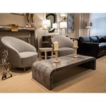 Karl Springer Coffee Table in Shagreen with Bone Inlays 1980s 'Signed' - Image 2
