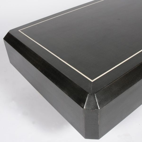 Karl Springer Rectangular Coffee Table 1970s - Image 4