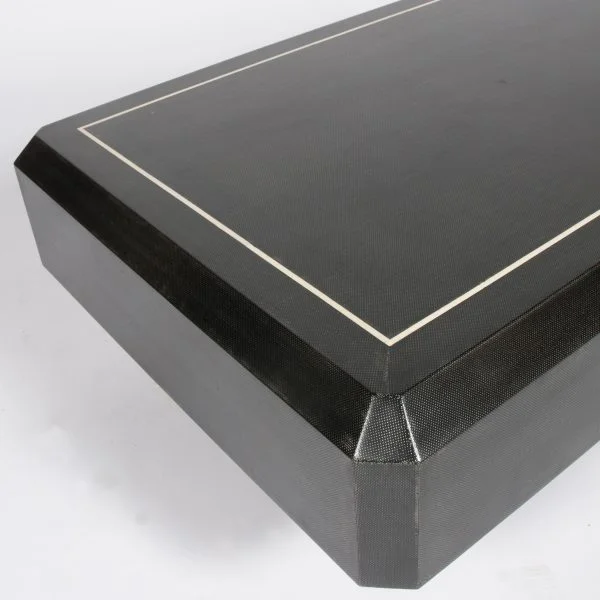 Karl Springer Rectangular Coffee Table 1970s - Image 4