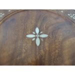 Indian Round Bone Inlay Round Tray - Image 4