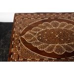 Indian Camel Bone Trunk on Castors - Image 9