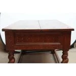 18th Century Italian Walnut Two-Drawer Table with Fruitwood and Bone Inlay - Image 3