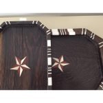 Antique Bone Inlay Trays Set - Image 7