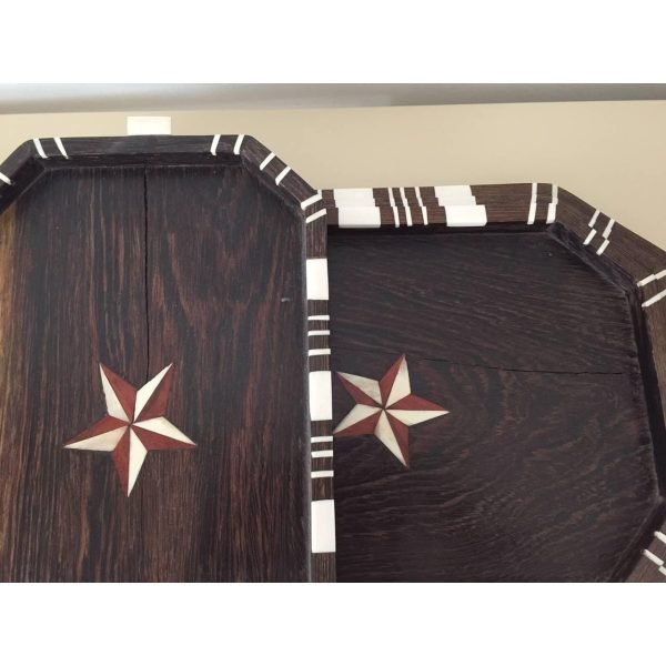 Antique Bone Inlay Trays Set - Image 7