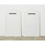 Pair of Syrian Moorish Style Bone Inlay Mosaic Wall Mirrors - Image 11