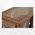 Rachel Teak Wood Bone Inlaid Sideboard - Image 5