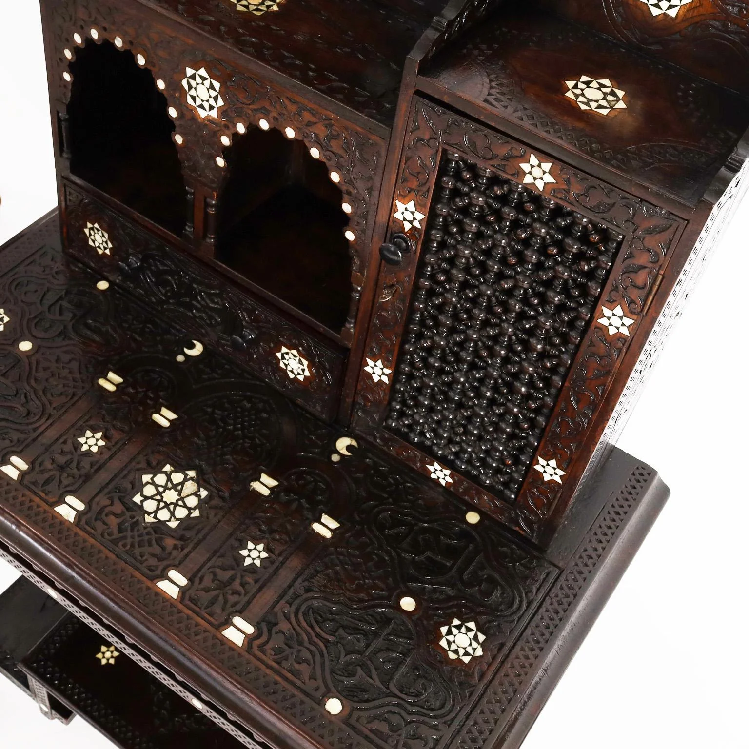 Antique Moroccan Desk or Escritoire - Image 6