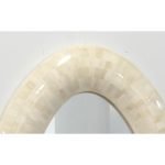 Oval Mirror with Bone Inlay, Callison Mirror - Image 5