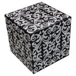 Baroque Bone Inlay Cube: A Sophisticated Accent