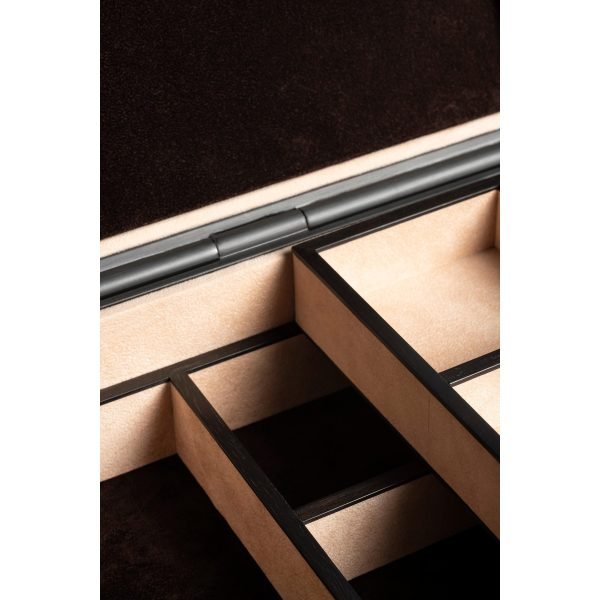 Première Dame Jewelry Box in Ebony with Bone Inlay by Giordano Vigano - Image 8