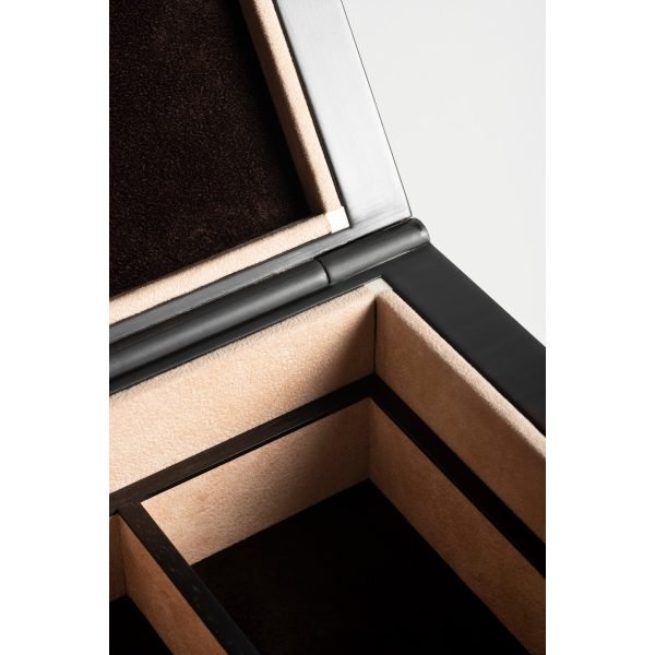 Première Dame Jewelry Box in Ebony with Bone Inlay by Giordano Vigano - Image 3