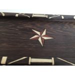 Antique Anglo-Indian Set of Six Staking Wood Trays with Bone Inlays - Image 6