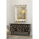 French Style Inspired Bone Inlay with Resin Buffet Sideboard - Image 2