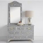 Elegant Bone Inlay Vanity - Image 2