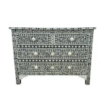 Floral Noir Inlay Chest