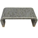 Black Lines Waterfall Coffee Table