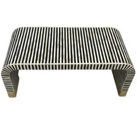 Black Lines Waterfall Coffee Table