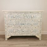 Bone Inlay Blossom Sideboard - Image 2
