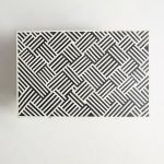 Bone Inlay Optical Design Coffee Table - Image 3