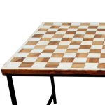 Bona Fide Masterpiece: Chess Design Inlay Table - Image 4