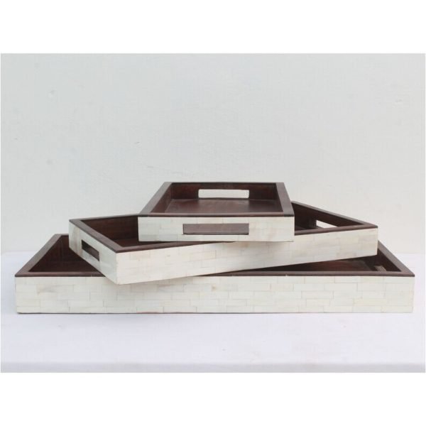 Exquisite Bone Inlay Home Decor Set