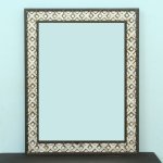 Fluttering Charm: Brass Butterfly Clip Bone Inlay Mirror - Image 2