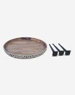 Bone Inlay Coffee Tray: Stylish & Versatile Home Décor - Image 6