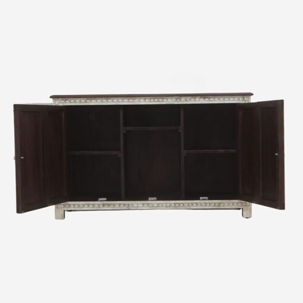Luxury Home Living Room Bone Inlay Door Cabinet - Image 5