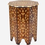 Elegant Bone Inlay Nightstand Luna - Image 2