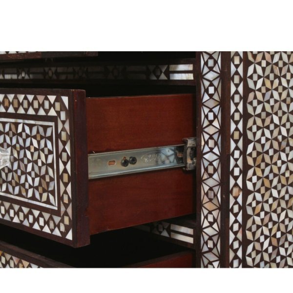 Luxury Moroccan Design Mother of Pearl Chest Drawer - Image 5