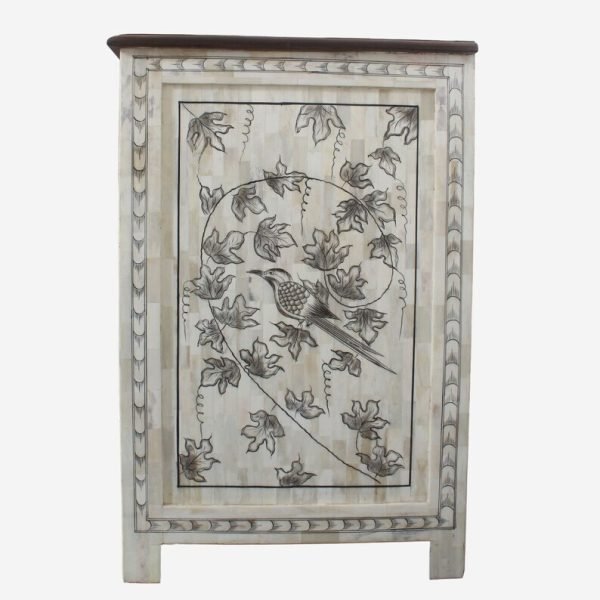Luxury Home Living Room Bone Inlay Door Cabinet - Image 4