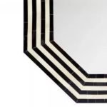 Hexagon Angle Bone Inlay Mirror Frame - Image 4